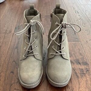 a.n.a Gray Ankle Boots